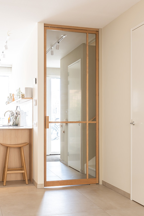 Eikenhouten enkele taatsdeur